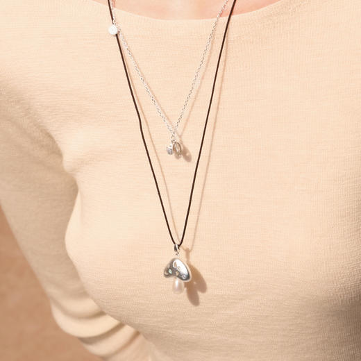 ARSIS｜小森林系列 小魔菇双层叠链项链 商品图5