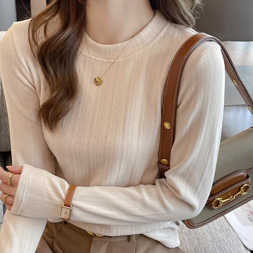 裁缝学苑AS586修身打底衫纸样女装新款长袖圆领针织上衣服装打板 商品图3