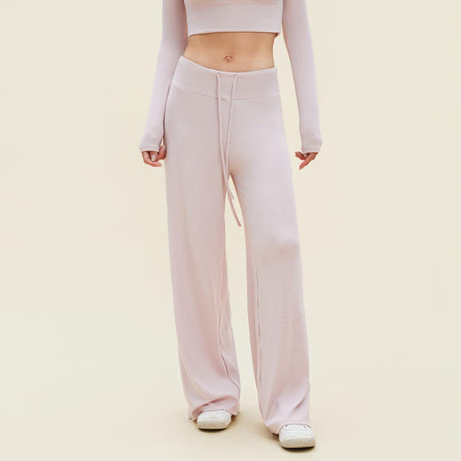 跃牌【禅语梵心】裸感蓄热阔腿运动长裤宽松显瘦垂坠感瑜伽裤CK3371 商品图3