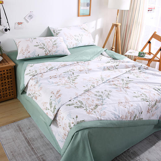彼加曼 全棉印花夏被-叶初 180*200cm BGM-B2517 商品图2