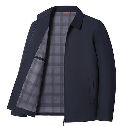 丰讯 夹克翻领行政春秋季新款商务休闲百搭男士上衣外套 FXNX8509 商品图0