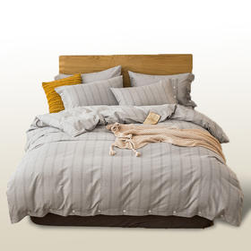 無印良品 纯棉双面保暖磨毛四件套摩卡 MJ-T2024-0293