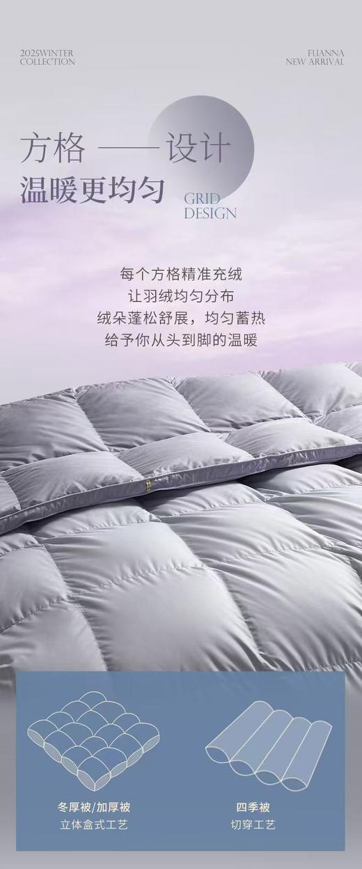 【富安娜】B座7F A类抗菌鹅绒被·富有安康（送2000元线下无门槛券！） 商品图5