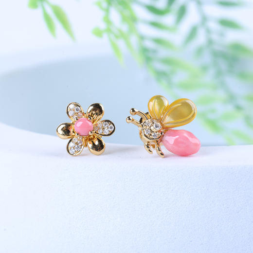 【甜蜜蜜】海螺珠耳钉   ZZ12410053 商品图4