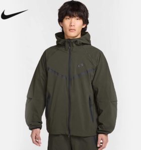 【耐克】B座5楼 Nike耐克2025春季男子FUTURA休闲运动宽松梭织夹克外套HM7152-355