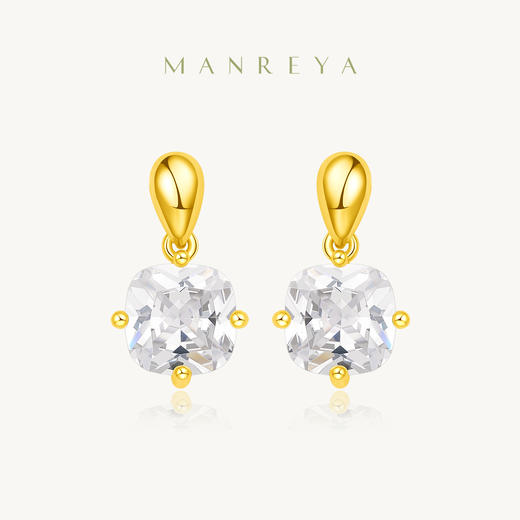 Manreya玛芮雅“福运星芒”幸运罗盘项链、耳饰|铜镀金 商品图10