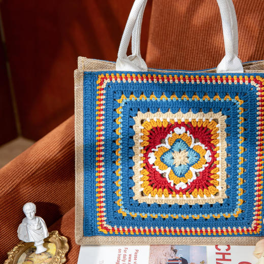 苏苏姐家知韫通勤包套装手工DIY钩针毛线4股棉毛线自制材料包 商品图3