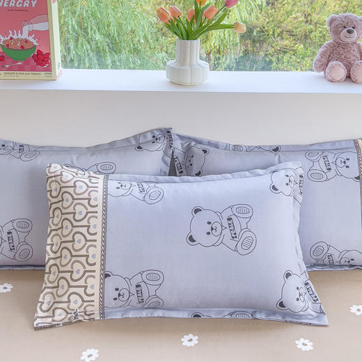 罗曼罗兰 加厚磨毛印花四件套嘟嘟熊200*230cm 6925314751803 商品图3