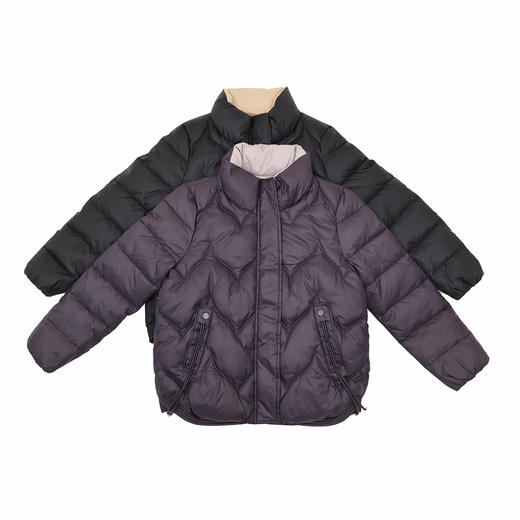 半身缘女装 冬季防水防风经典百搭修身保暖棉衣254213M05440107 商品图4