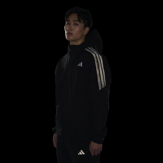 Adidas阿迪达斯3STRIPES BONDED WIND JACKET 运动休闲连帽夹克外套KA1307 商品图6