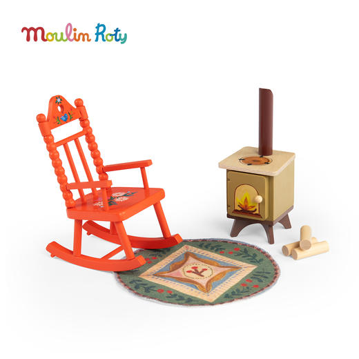 Moulin Roty 木制大篷车 过家家玩具 适合3岁+ 米努奇卡斯系列 法国品牌 -681100 商品图3