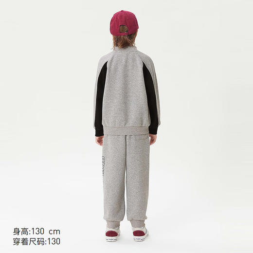 【MQD】【上衣裤】童装男大童冬潮酷休闲运动加绒卫衣套装 商品图3