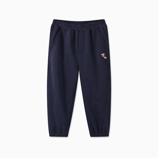 【MQD】冬季新品男大童潮酷休闲运动加绒学院风卫裤针织裤 商品图5