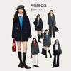 【09/17新品】熙世界绵羊毛双面呢外套女2025秋冬新款高端山羊绒翻驳领毛呢大衣 商品缩略图3