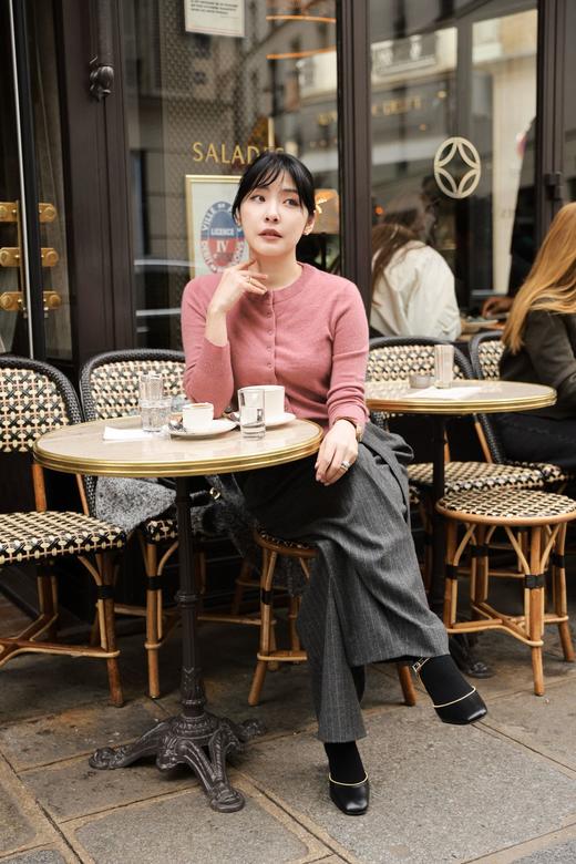 MAISON COVET 纯山羊绒圆领开衫上衣 商品图0