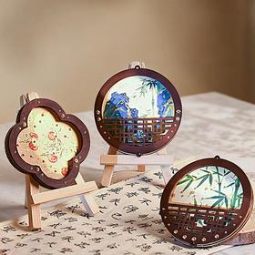 古风描金手工冰箱贴磁吸DIY材料包美学装饰品团建活动暖场