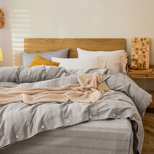 無印良品 纯棉双面保暖磨毛四件套摩卡 MJ-T2024-0293 商品图4