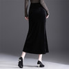QYM 7110-Y金丝绒国风鱼尾裙时尚包臀裙半身裙 商品缩略图2