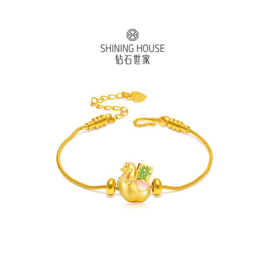 【定价黄金】【现货】钻石世家 福气哒哒系列 足金串珠 马上都有马上有钱马上有囍马上发财马上暴富吊饰【黄金不支持7天无理由退换货】预计3天发货 商品图7