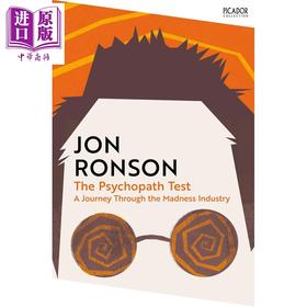 【中商原版】逃离疯人院 TED心理学家的疯狂之旅 The Psychopath Test 英文原版 Jon Ronson
