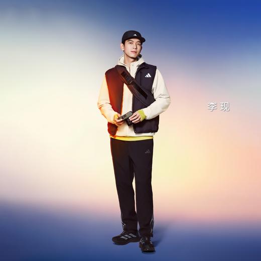 Adidas阿迪达斯BONDED FLEECE OPEN HEM WIND PANTS 李现同款运动休闲裤KA1301 商品图0