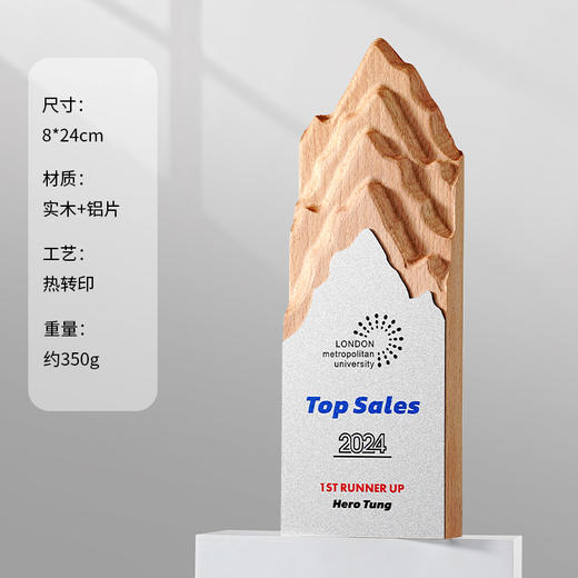 水晶奖杯定制定做创意高档大气优秀员工奖牌公司年会2025新款冠军 商品图1