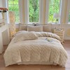 彼加曼 6D全消光皮草绒保暖四件套-奶咖200*230cm BGM-T2537 商品缩略图1