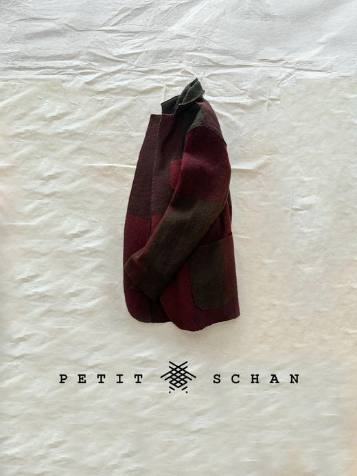 PETIT SCHAN小闪 CLO#916 Love in a Puff‌ 志明与春娇 纯羊毛擀毡工艺手工染色西装外套 商品图6