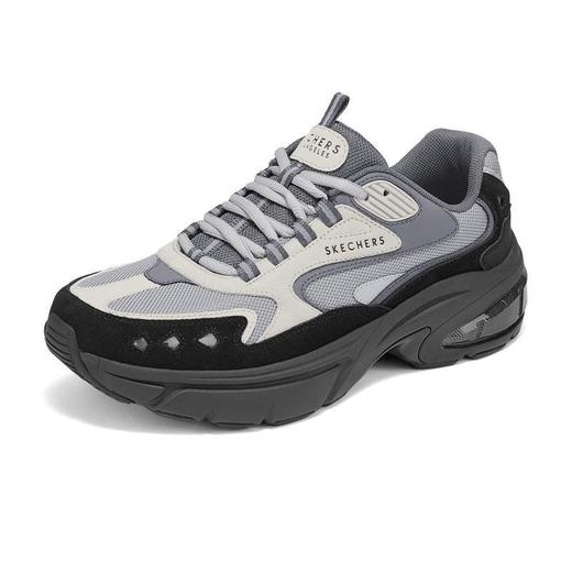 Skechers斯凯奇 男绑带老爹鞋 183214-DKGY 商品图0