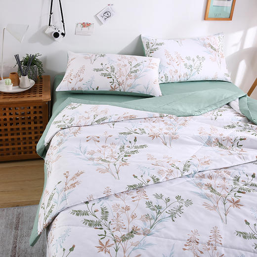 彼加曼 全棉印花夏被-叶初 180*200cm BGM-B2517 商品图3