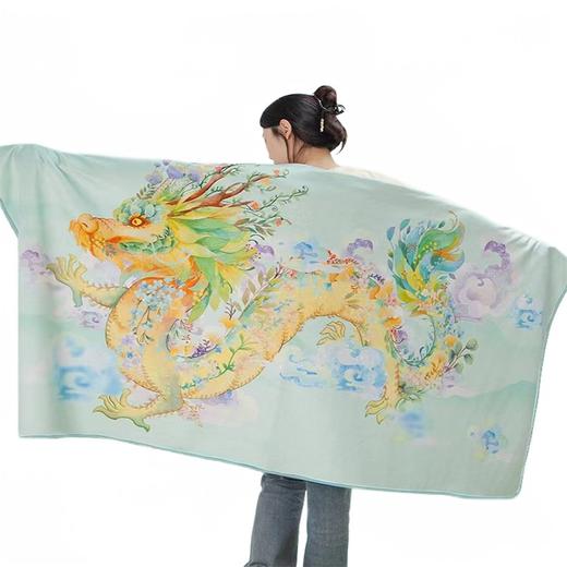 恒源祥 青龙献瑞多功能毯 90*175cm HYX270DZ 商品图0
