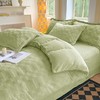彼加曼 6D全消光皮草绒保暖四件套-豆绿200*230cm BGM-T2536 商品缩略图3