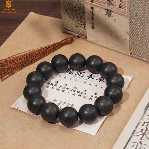 【品牌授权】【香港周六福】天然本草非遗古法龍涎本草手串12mm（传承礼盒）附赠朱砂手串6mm 商品图2