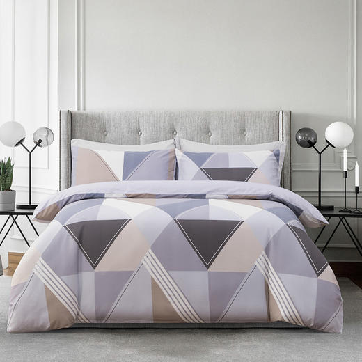 博洋宝贝 磨毛四件套-彩菱 200×230cm BYJTXW110 商品图2