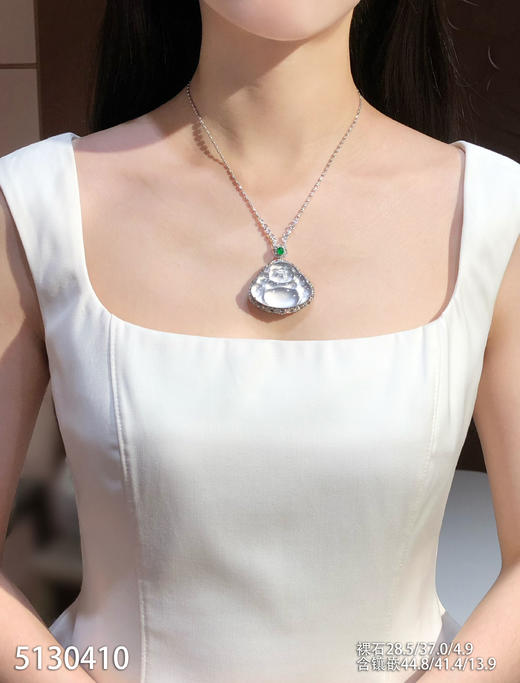 玻璃种木那佛公吊坠【5130410】具体价格微信咨询 商品图4