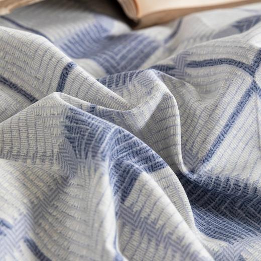 無印良品 60支新疆长绒棉四件套牛仔格 MJ-T2024-0291-1 商品图4
