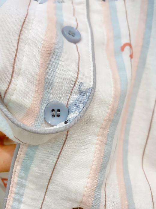 松植屋儿童长袖长裤套装男童春秋100%全棉纱布家居服中大童小孩卡通睡衣 商品图6