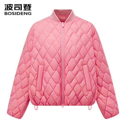 波司登2025秋新款羽绒服女棒球领廓形时尚轻薄短款外套B250135306 商品图0