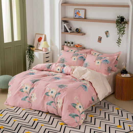 绮露 美家全棉四件套-曼妙花彩 QL-TJ2002 商品图3