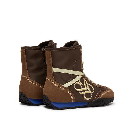 BF楼真美诗彩蛋赛车手2025新冬款运动高帮德训鞋复古拳击短靴女吊牌价1598折后价1198 商品图2