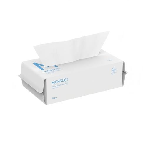 棉上 全棉一次性洗脸巾Air80抽/包 M1004 商品图0