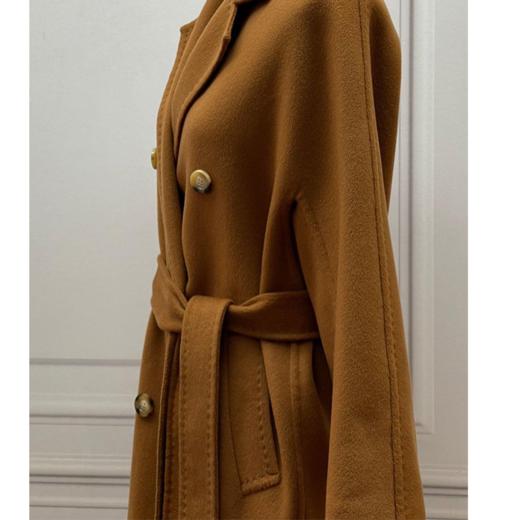 定制—秋冬琥珀流光—双面羊绒加厚中长款大衣、轻奢百搭外套1906318 商品图2