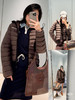 1015-7 独家圆正 miu秋冬 栗子色 微型面包连帽羽绒服 90白鹅绒 轻盈柔嫩细腻保暖 我穿40码 商品缩略图2