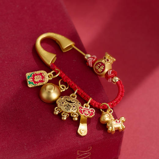 【普陀山】蛇马年孕妇别针保平安 商品图4