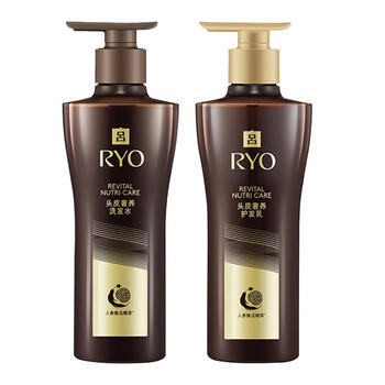 吕（Ryo）黑金吕洗发水护发素套装400ml*2 滋养韧发奢护头皮【黑吕升级款】 /个人护理 /洗发护发 /洗发水 商品图5