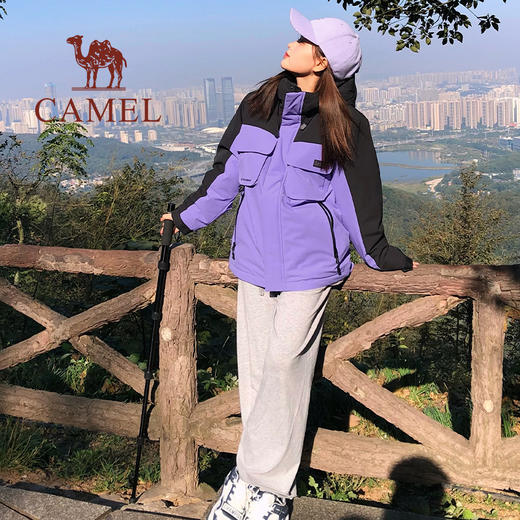 骆驼2025冬季新款羽绒服男女同款工装连帽保暖羽绒休闲外套 M13CR07096 商品图3