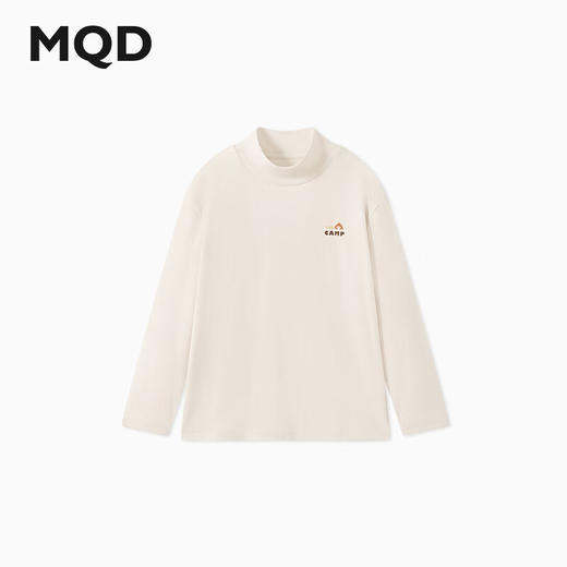 【MQD】男大童冬季学院风基础百搭半高领打底T恤 商品图0