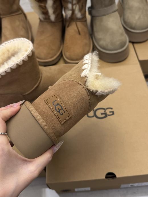 【女款】河南桑坡雪地靴 厚底月牙毛线靴 35-40码 商品图1