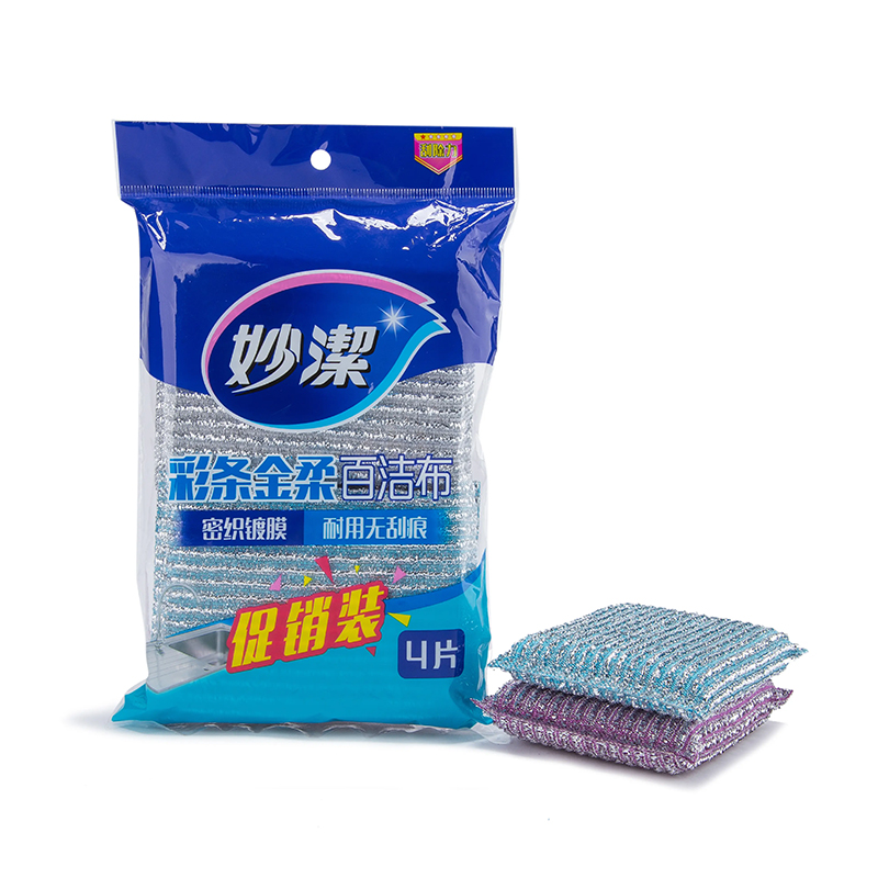 妙洁 金柔百洁布4片装 MHG4