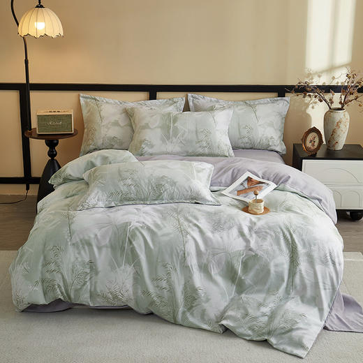 彼加曼 佰花锦高密棉科技布四件套-树叶200*230cm BGM-T2533 商品图3